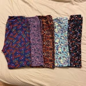 5 pair of Lularoe TC Leggings